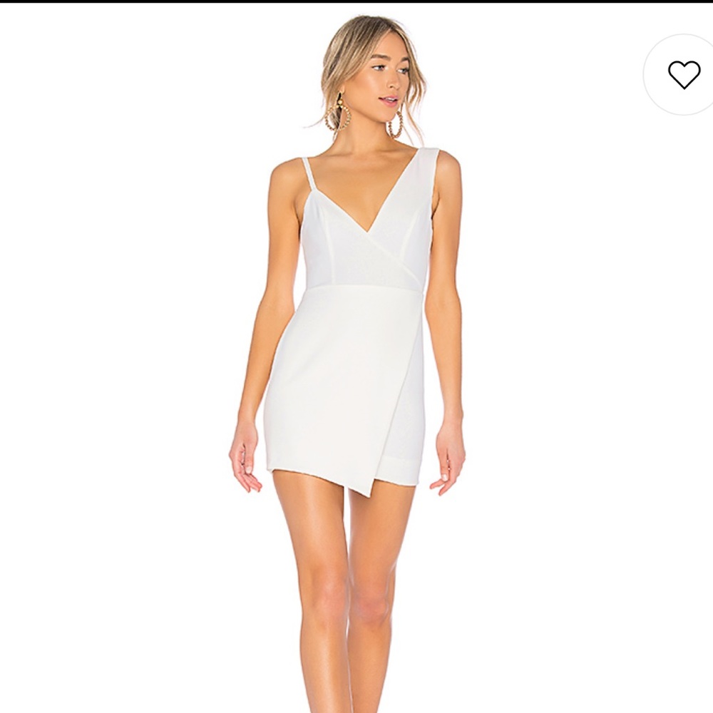 NBD white dress form Revolve